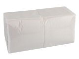 Салфетки бумажные белые, 2-слойные, 33х33 см, 200 листов в пачке