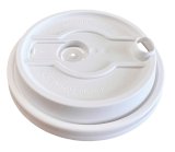 Крышка со сменным клапаном тип В для стакана Bubble Cup, диаметр 90 мм, полипропилен, белая (стакан 19-3920, 19-3921, 19-3922)
