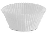Бумажная форма для пирожных, диаметр 55 мм, высота 35 мм, белая, 1000 штук