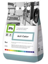 Ph Acti Color Стиральный порошок для цветного белья, 9 кг