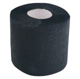 Туалетная бумага Wiloo, 3-слойная, черная, 4 рулона в упаковке