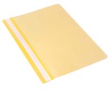 Папка-скоросшиватель Workmate А4, 120 мкм, желтая, 25 штук