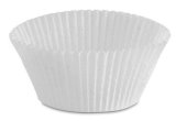 Бумажная форма для пирожных, диаметр 50 мм, высота 35 мм, круглая, белая, 1000 штук