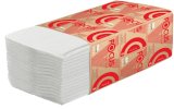 Полотенца бумажные Focus Premium, 23х23 см, V-сложение, 2-слойные, целлюлоза, белые, 200 листов, 15 упаковок в мешке