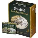 Чай черный Greenfield Earl Grey Fantasy 100 пакетиков в упаковке