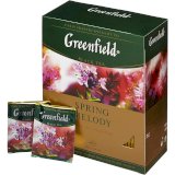 Чай черный Greenfield Spring Melody 100 пакетиков в упаковке