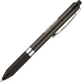 Ручка гелевая автоматическая Pentel OhGel черная, толщина линии 0,35 мм, диаметр 0,7 мм