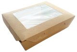 Упаковка Оригамо, 190х150х50 мм, 1000 мл, с прозрачным окном, 250 штук