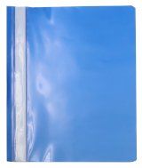 Папка-скоросшиватель пластик Workmate, А4, 160 мкм, синяя с прозрачным верхом
