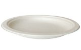 Тарелка БиоУп Премиум, диаметр 180 мм, целлюлоза, крафт, 50 штук