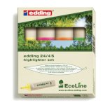 Набор текстовыделителей Edding Eco E-24/4S, 1-5 мм, 4 шт/уп