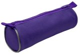 Пенал-тубус на молнии ПандаРог фиолетовый, однотонный, 210х50 мм, ткань
