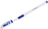 Ручка гелевая синяя, 0,6 мм, грип, игольчатый стержень, 12 штук