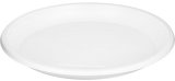 Тарелка пластиковая, диаметр 205 мм, белая, 100 штук