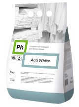 Ph Acti White Стиральный порошок для белого белья, 9 кг