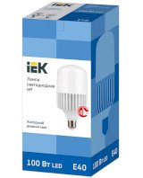 Лампа IEK LED, HP, 100вт, 230В, 6500К, E40 LLE-HP-100-230-65-E40