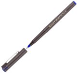 Ручка-роллер Luxor синяя, толщина линии 0,5 мм, одноразовая, 12 штук