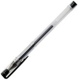 Ручка гелевая Buro Laconic, черная, толщина линии 0,5 мм, узел 0,7 мм, без манжетки