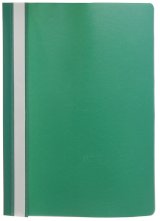 Папка-скоросшиватель пластиковая Workmate, А4, 160 мкм, зеленая с прозрачным верхом, 10 штук