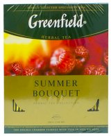 Greenfield Summer Bouquet, 2 г х 100 пакетов, чай пакетированный