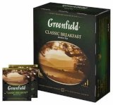Greenfield Classic Breakfast, 2 г х 100 пакетов, чай пакетированный, черный