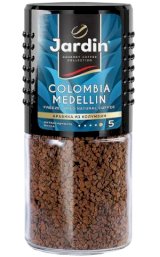 Jardin Colombia Medellin, 95 г, кофе растворимый, сублимированный, стеклянная банка, 12 штук в упаковке