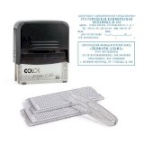 Штамп самонаборный Colop Printer C50-Set-F, 69x30 мм, 6/8 строк, 43 знака