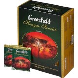 Чай черный Greenfield Kenyan Sunrise, 100 пакетиков в упаковке
