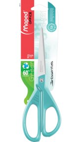 Ножницы Maped Essentials Green, 210 мм, пластиковые анатомические бирюзовые ручки