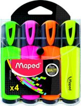 Набор текстовыделителей Maped Fluo Pep's Classic, 1-5 мм, 4 цвета в упаковке