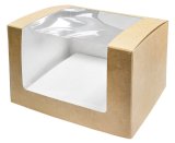 Упаковка универсальная с прозрачным окном Оригамо, 130х110х80 мм, 250 штук 