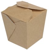 Контейнер бумажный Оригамо "China Pack", 700 мл, квадратная сборка, в коробке 400 штук 