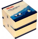 Блок самоклеящийся Sigma 76x76 мм, пастельно-желтый, 400 листов, 2 упаковки