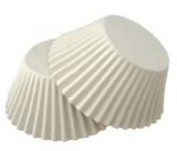 Бумажная форма для пирожных круглая, диаметр 30 мм, высота 15 мм, белая, 2000 штук