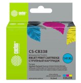 Картридж Cactus CS-CB338, №141XL, многоцветный 