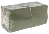 Салфетки бумажные, 33х33 см, 1-слойные, зеленые, 300 листов, 9 пачек