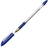 Ручка шариковая Workmate синяя, диаметр шарика 0,7 мм, толщина письма 0,5 мм, масляная