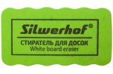 Губка-стиратель для маркерных досок Silwerhof, 107х57 мм, магнитная, фетр