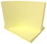Бумага А3, 80 г/кв.м, желтая, пастель, 500 листов в пачке