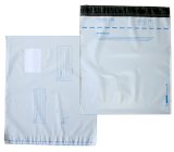 Почтовый полиэтиленовый пакет, 360х500 мм, "Куда-Кому", с отрывной полосой, 250 штук