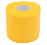 Туалетная бумага Wiloo, 3-слойная, желтая, 4 рулона в упаковке