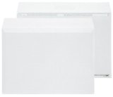 Конверт С4, 229х324 мм, "Куда-Кому", отрывная лента, белый, внутренняя запечатка, 50 штук в упаковке
