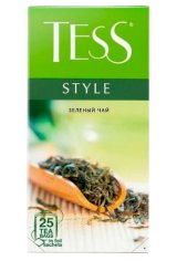 Tess Style, 1,8 г х 25 пакетов, чай пакетированный, зеленый