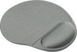 Коврик для мыши Defender EasyWork, с гелевой подушечкой под запястье, 260х225х5мм, серый