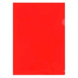 Папка-уголок Стамм, А4, 150 мкм, непрозрачная, красная