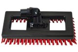 Щетка-скраб SYR Deck Scrubber, 240 мм, на шарнире, для плитки крепление Interchang, красная