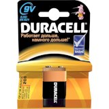 Батарейка Duracell 6LR61/ Крона 9V, 1 штука в упаковке (блистере), 10 упаковок в коробке