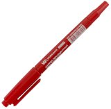 Маркер перманентный Workmate двухсторонний, толщина линии 0,5-1 мм, красный