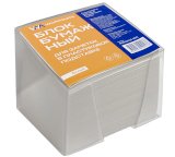 Блок бумажный Workmate в пластиковой подставке, 90х90х90 мм, белый, офсет, 60 г/м2