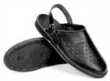 Туфли сабо мужские, натуральная кожа, черные (р.42)